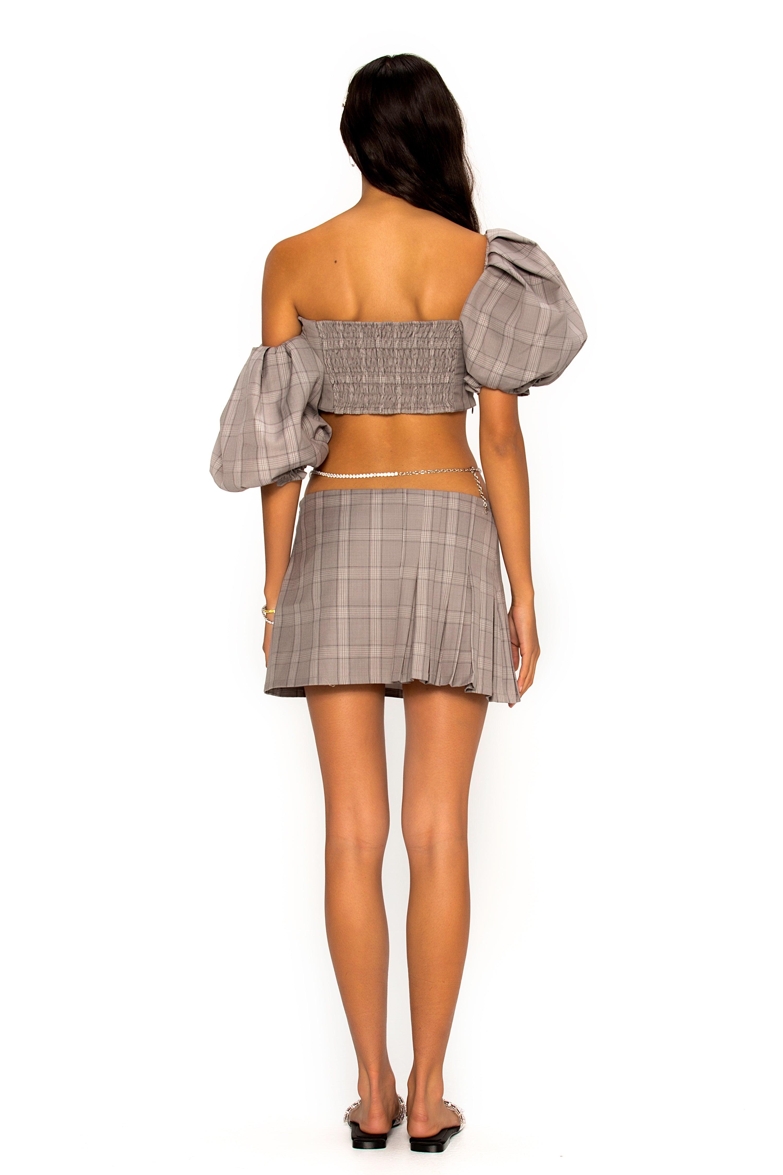 Natalia Top (Plaid) (Final Sale) Product Image