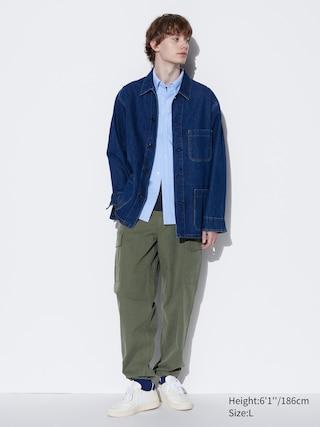 Mens Cargo Pants Olive XL UNIQLO US Product Image