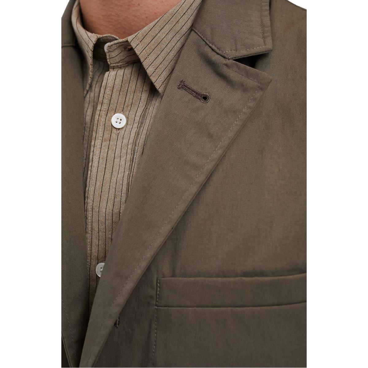 Nilas Fine Broken Twill Work Jacket Sediment Green Product Image