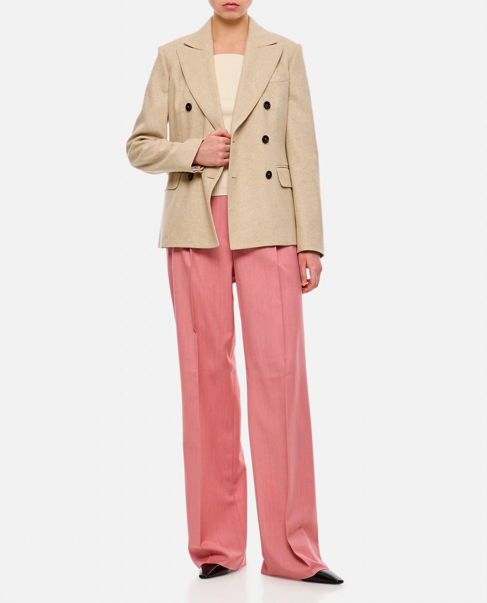 MAX MARA Calata Cashmere Blazer In Beige Product Image