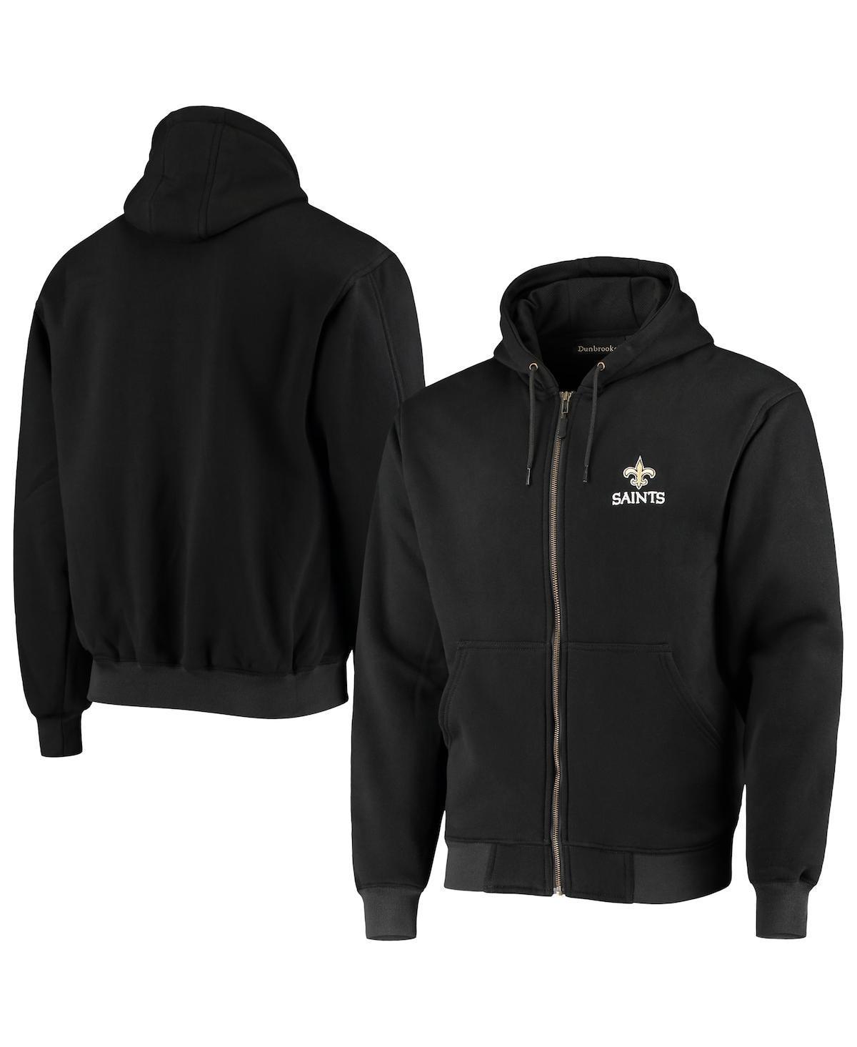 Mens Dunbrooke Black New Orleans Saints Craftsman Thermal-Lined Full-Zip Hoodie Product Image