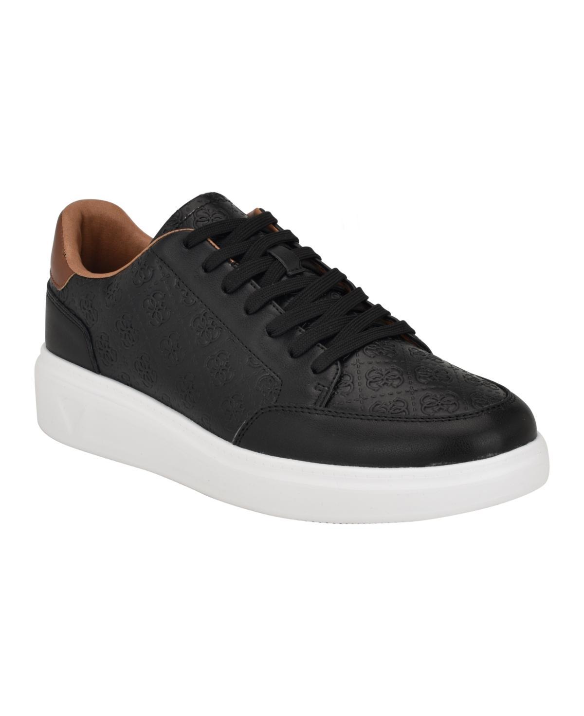 Guess Mens Creed Branded Lace Up Fashion Sneakers Product Image