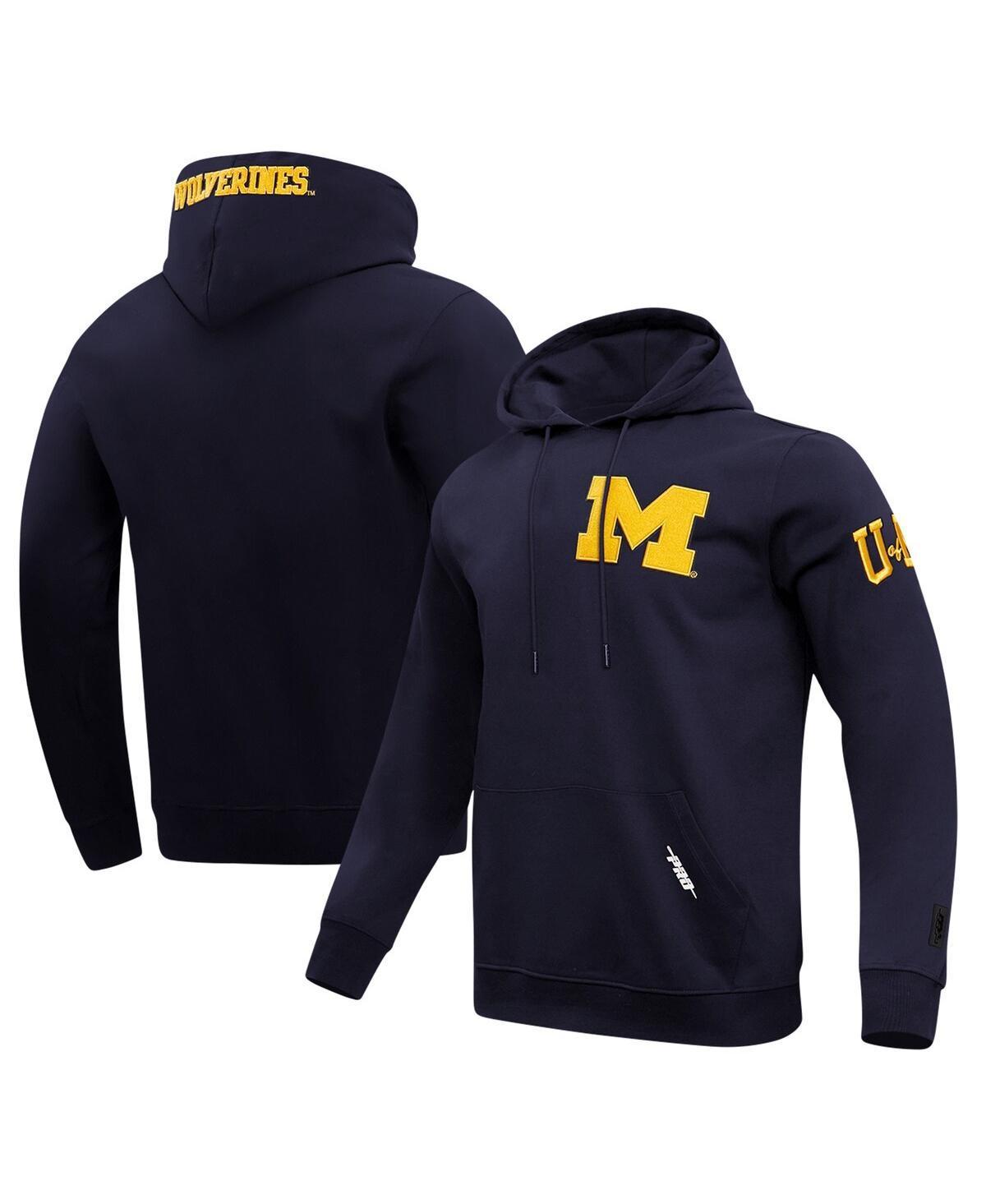 Mens Pro Standard Navy Michigan Wolverines Pullover Hoodie Product Image