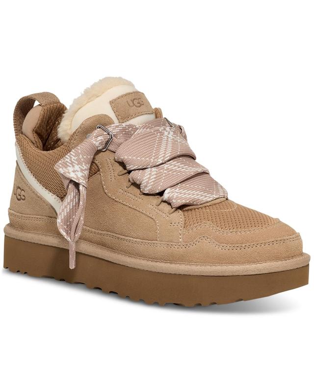 UGG Womens Lowmel Suede Mesh Sneakers Product Image