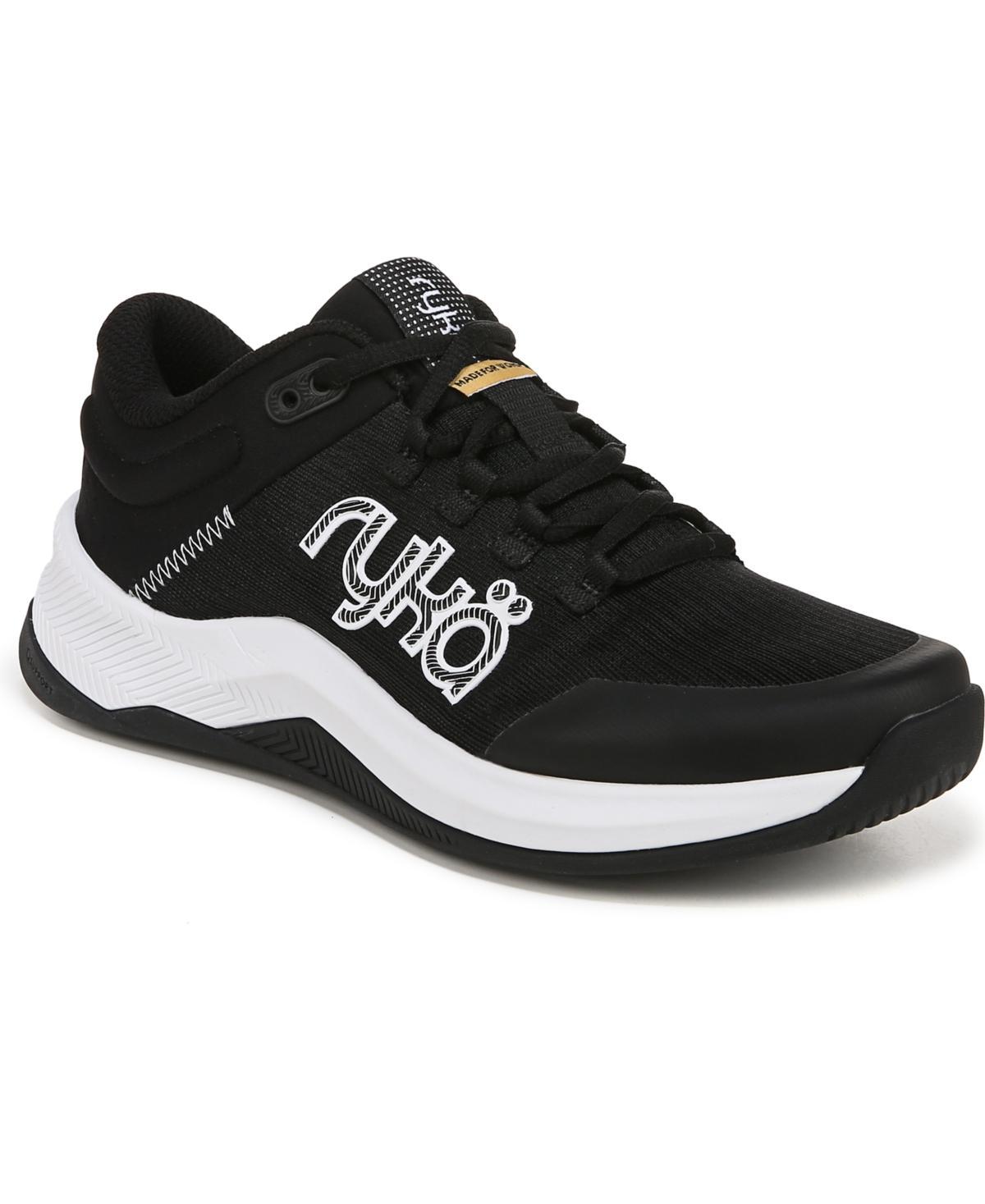 Ryka Womens Align Training Sneakers - Black Mesh Fabric Product Image