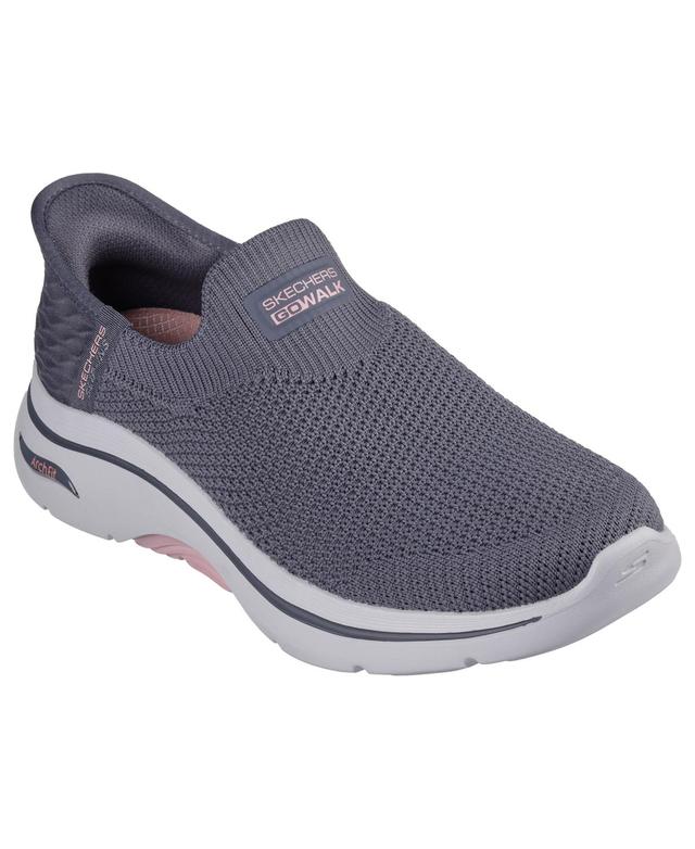 Skechers Womens Go Walk Arch Fit 2.0 - Val Walking Sneakers from Finish Line - Charcoal Product Image