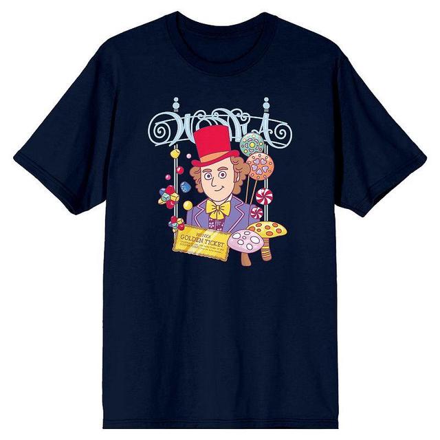 Mens Willy Wonka Charlie Tee Product Image