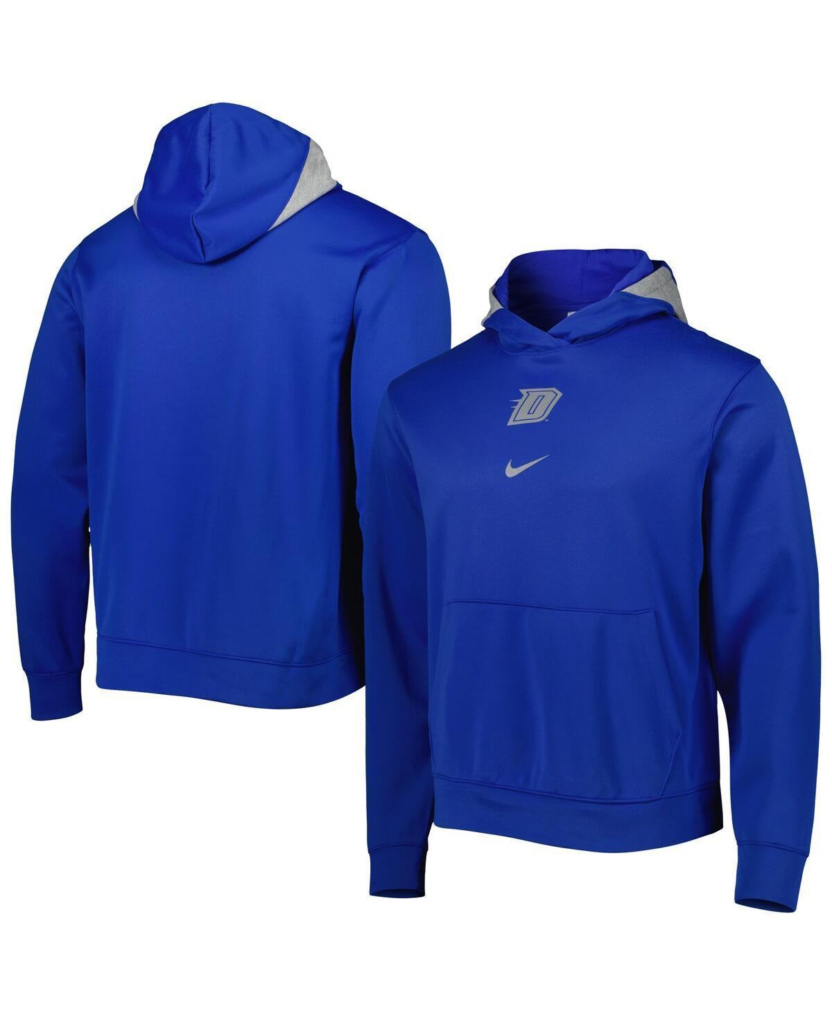 Mens Nike Royal DePaul Blue Demons Spotlight Performance Pullover Hoodie Product Image