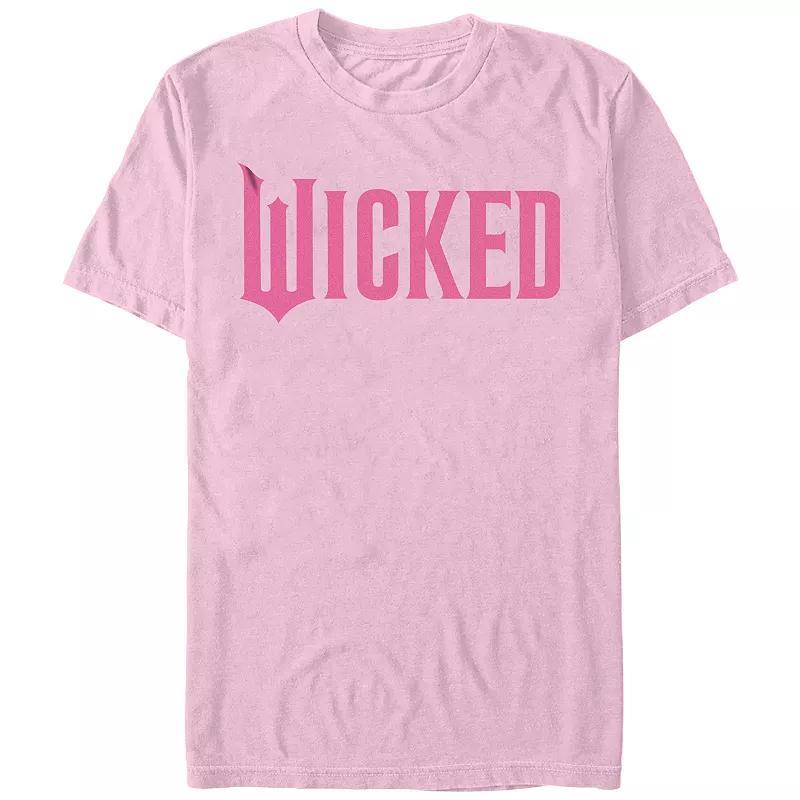 Mens Wicked Pink Logo Color Comfort Graphic Tee Product Image