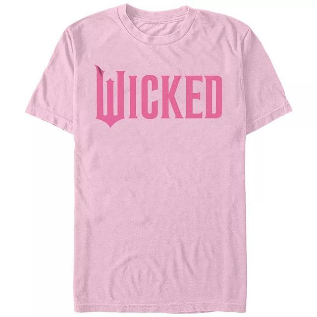 Mens Wicked Pink Logo Color Comfort Graphic Tee Product Image