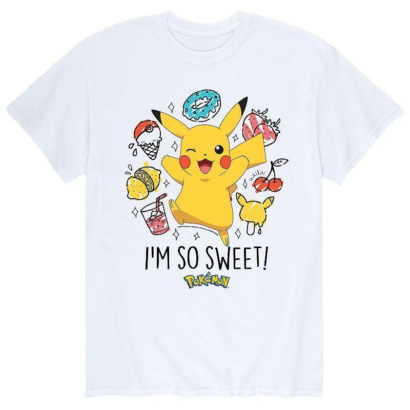 Mens Pokmon Pikachu Im So Sweet Dessert Tee Product Image