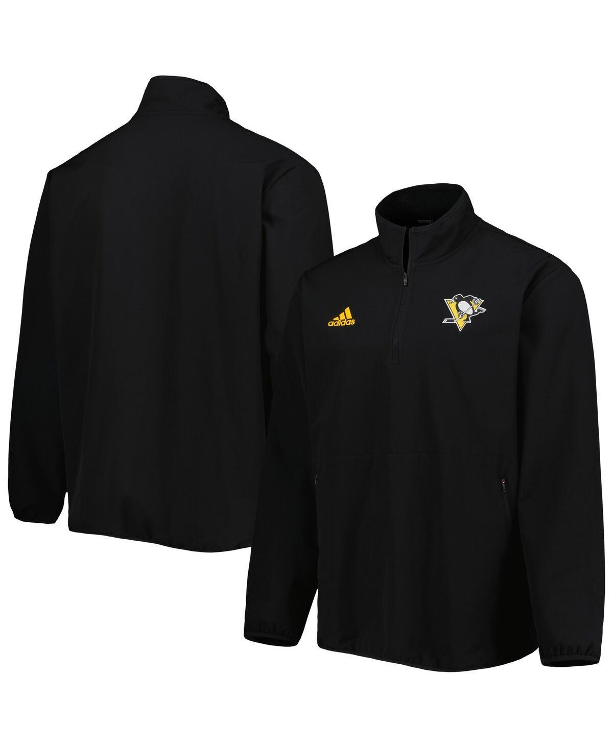 Mens adidas Pittsburgh Penguins Quarter-Zip Jacket Product Image