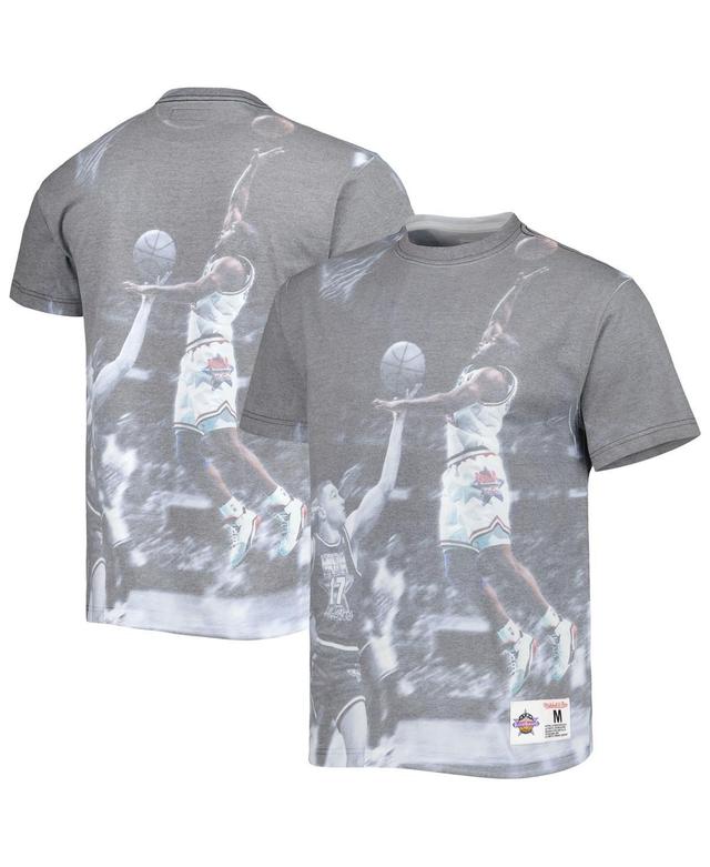 Mens Mitchell & Ness Golden State Warriors Above the Rim Graphic T-Shirt Product Image