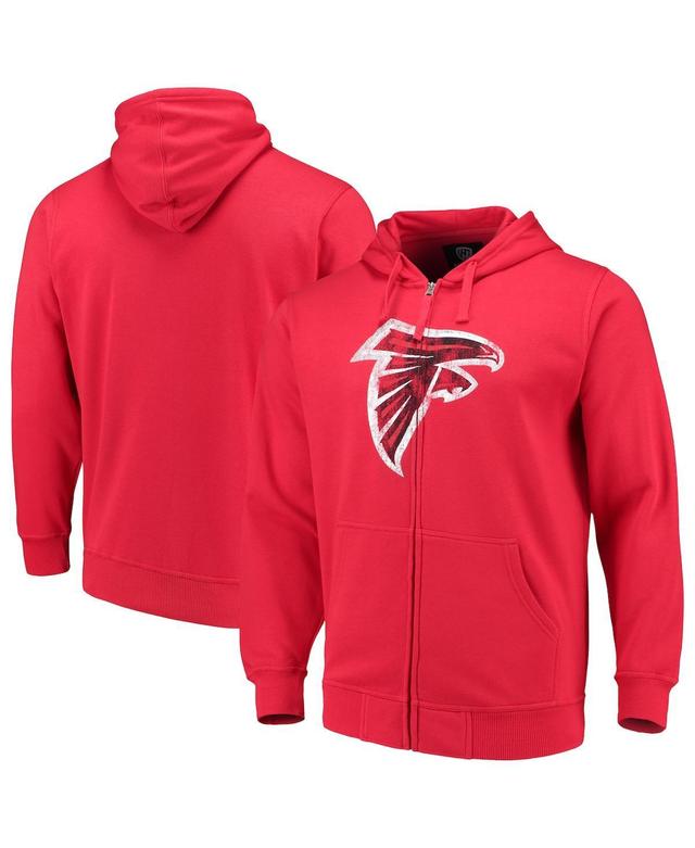 Mens G-III Sports by Carl Banks Atlanta Falcons Primary Logo Full-Zip Hoodie Product Image