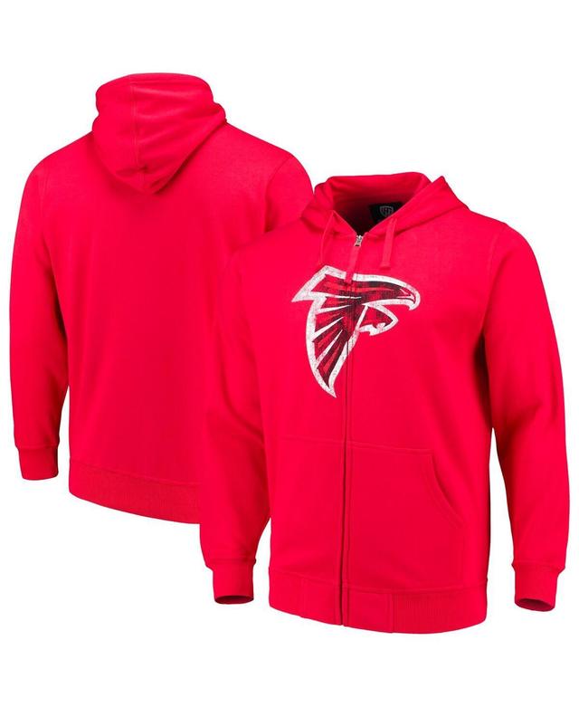 Mens G-III Sports by Carl Banks Atlanta Falcons Primary Logo Full-Zip Hoodie Product Image