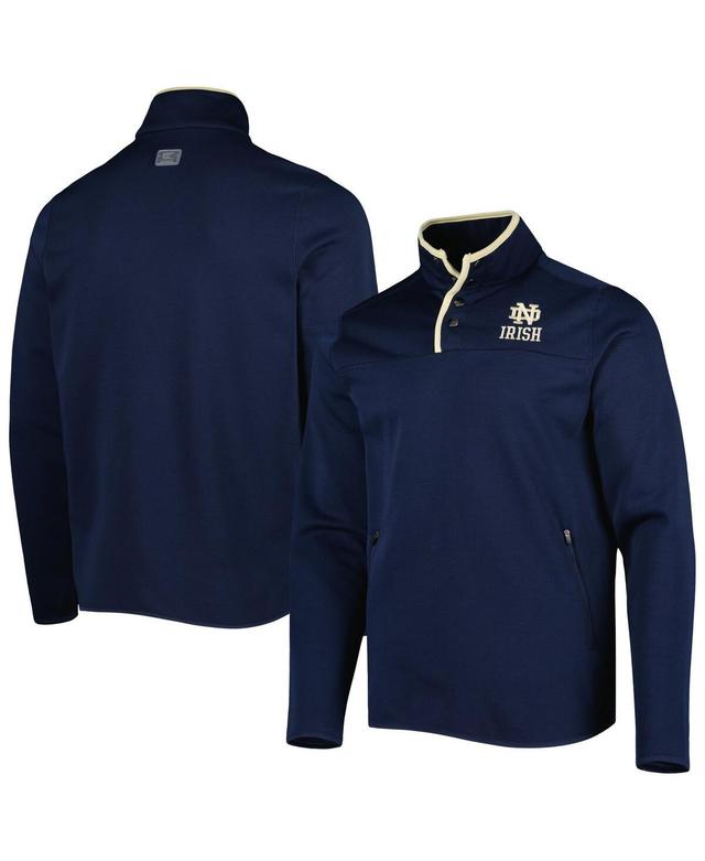 Mens Colosseum Navy Notre Dame Fighting Irish Rebound Quarter-Snap Jacket Product Image