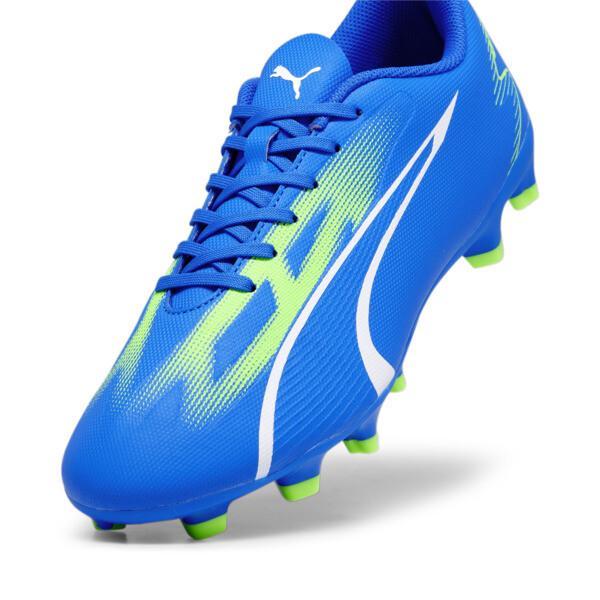 PUMA ULTRA PLAY FG/AG Men's Soccer Cleats Shoes in Ultra Blue/White/Pro Green Product Image