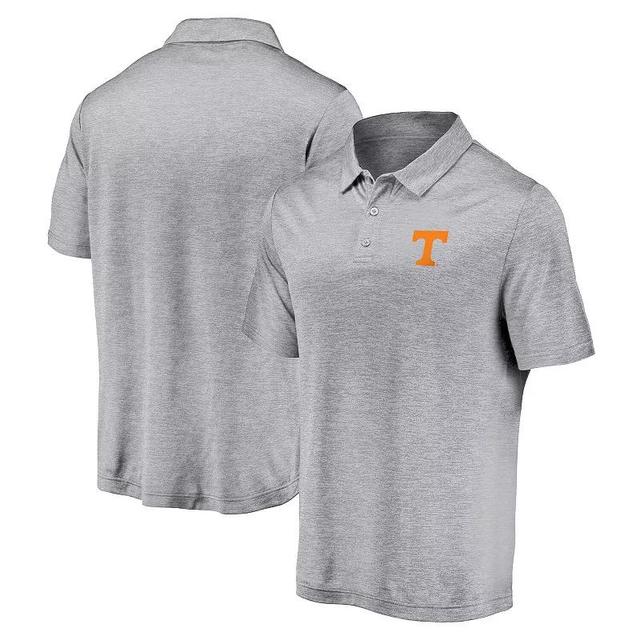 Mens Fanatics Branded Gray Tennessee Volunteers Primary Logo Polo Product Image