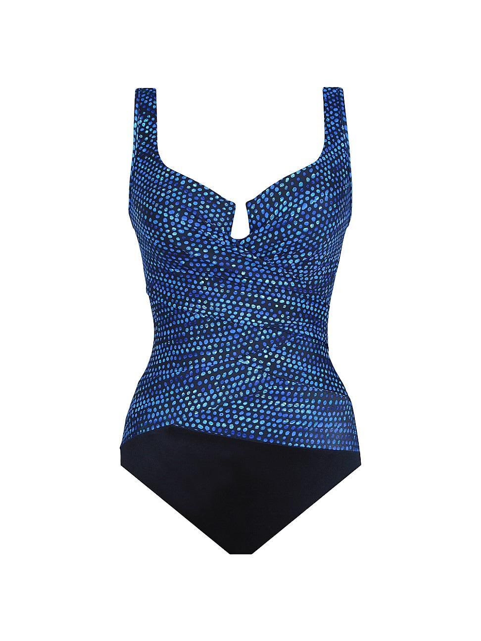 Womens Dot Com Escape One-Piece Swimsuit Product Image