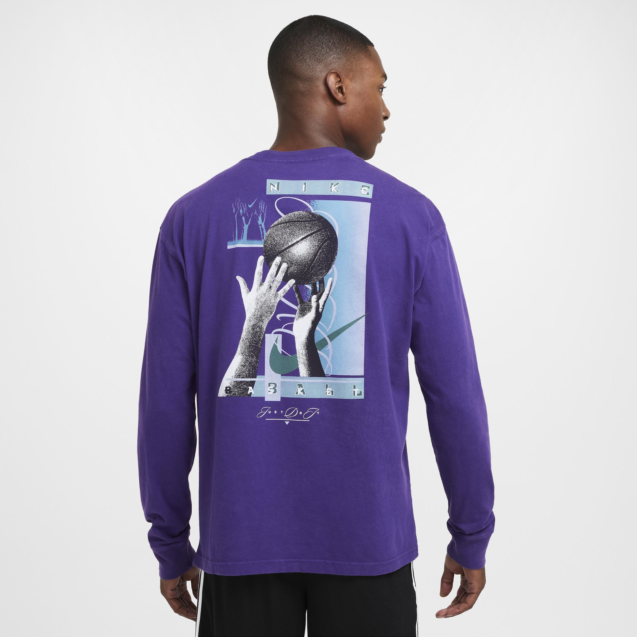 Nike Men's Max90 Long-Sleeve Basketball T-Shirt Product Image