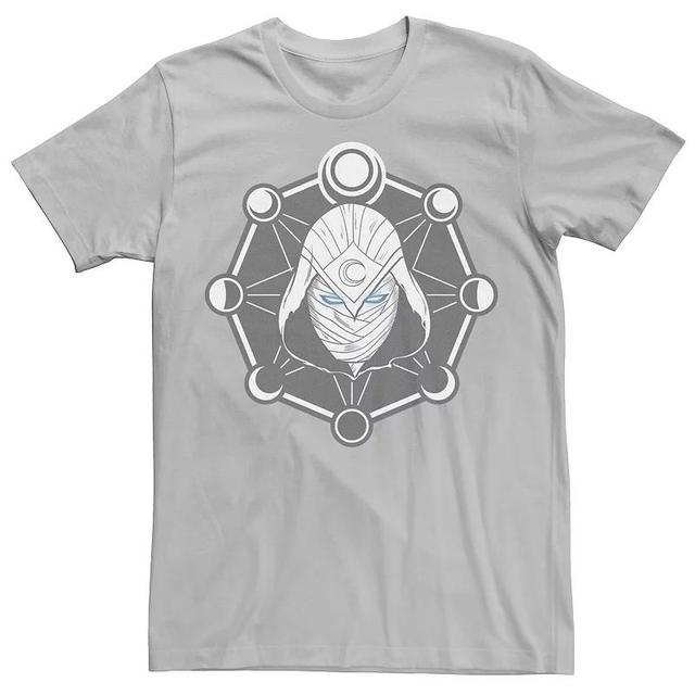 Mens Marvel Moon Knight Mask Headshot Logo Phases Tee Product Image