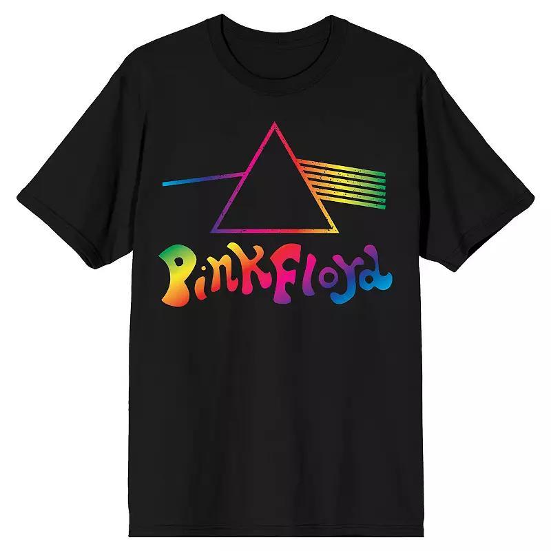 Mens Pink Floyd Dark Side of the Moon Artwork Short Sleeve Graphic Tee Product Image