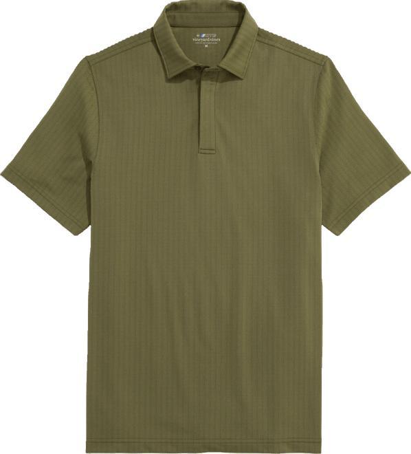 On-The-Go Herringbone Jacquard Polo Product Image