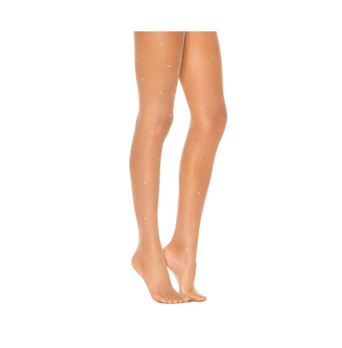 Stems Womens Crystal Sheer Tights Product Image