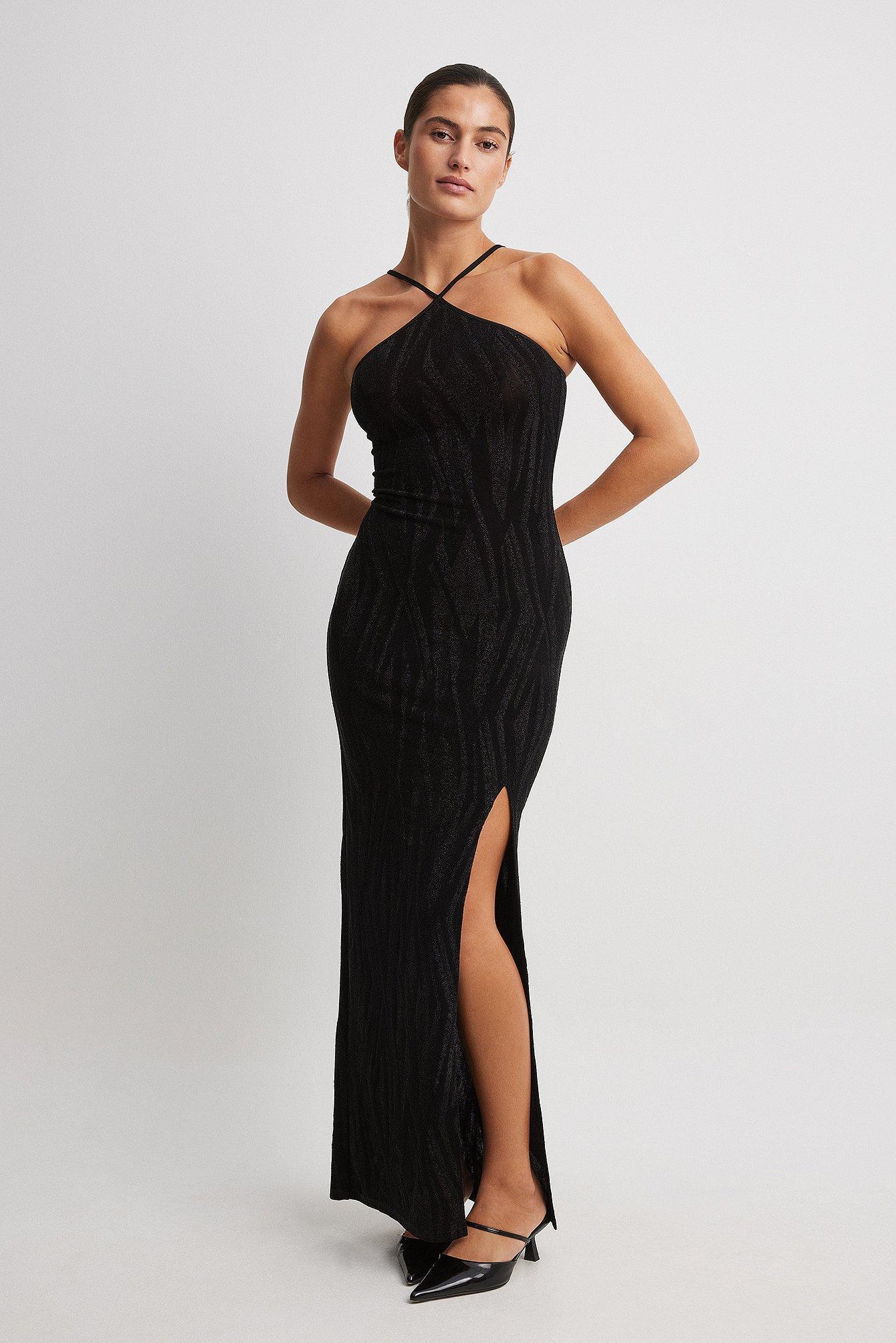 Glitter Jacquard Maxi Dress product image