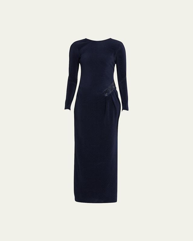 Womens Embellished Hip Jersey Gown Product Image