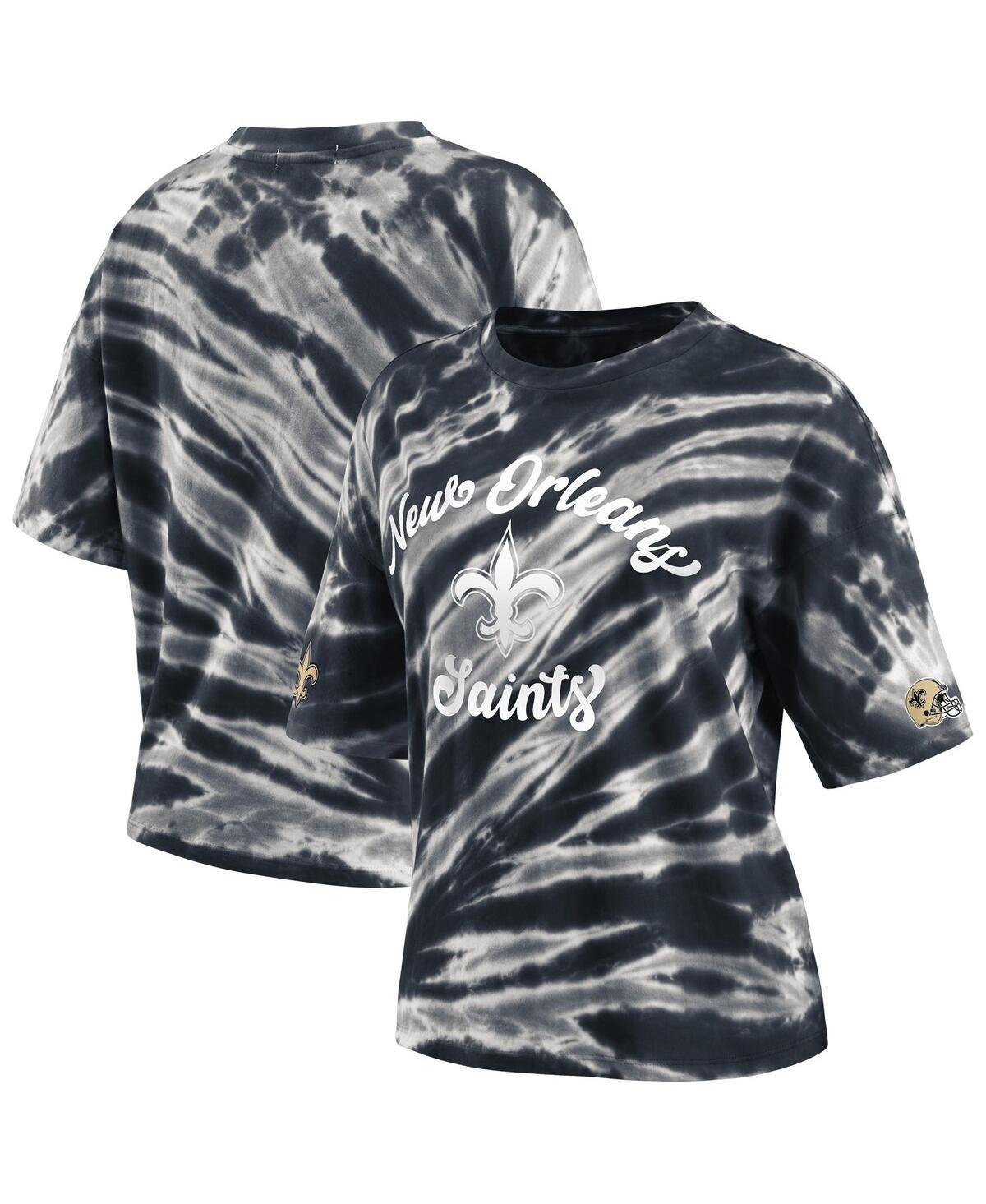 Womens WEAR by Erin Andrews New Orleans Saints Tie-Dye T-Shirt Product Image