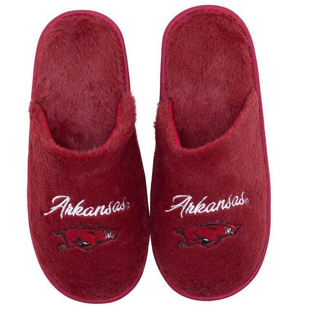 Womens ZooZatz Arkansas Razorbacks Team Faux Fur Slippers Product Image