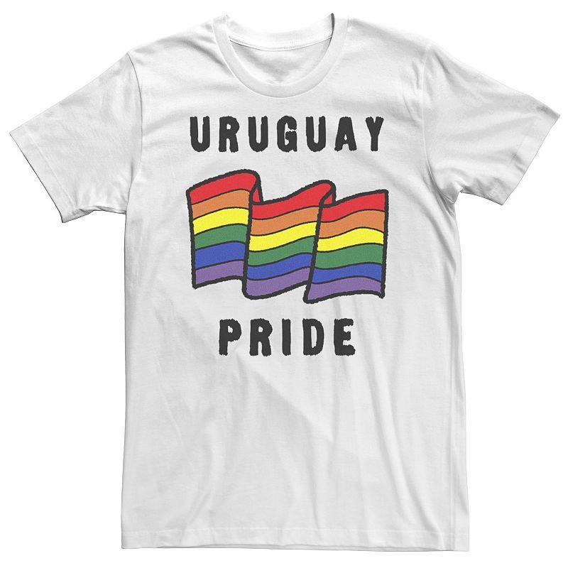 Big & Tall Fifth Sun Uruguay Pride Sketched Flag Tee, Mens Product Image