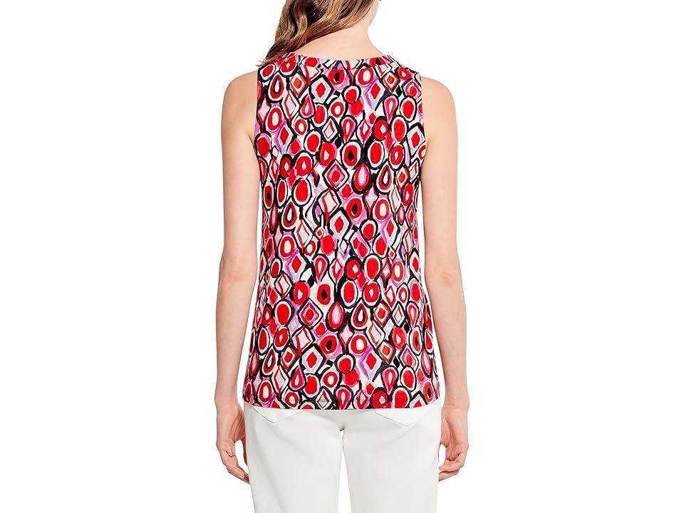 NIC+ZOE Geo Pane Tank Multi) Women's Clothing Product Image