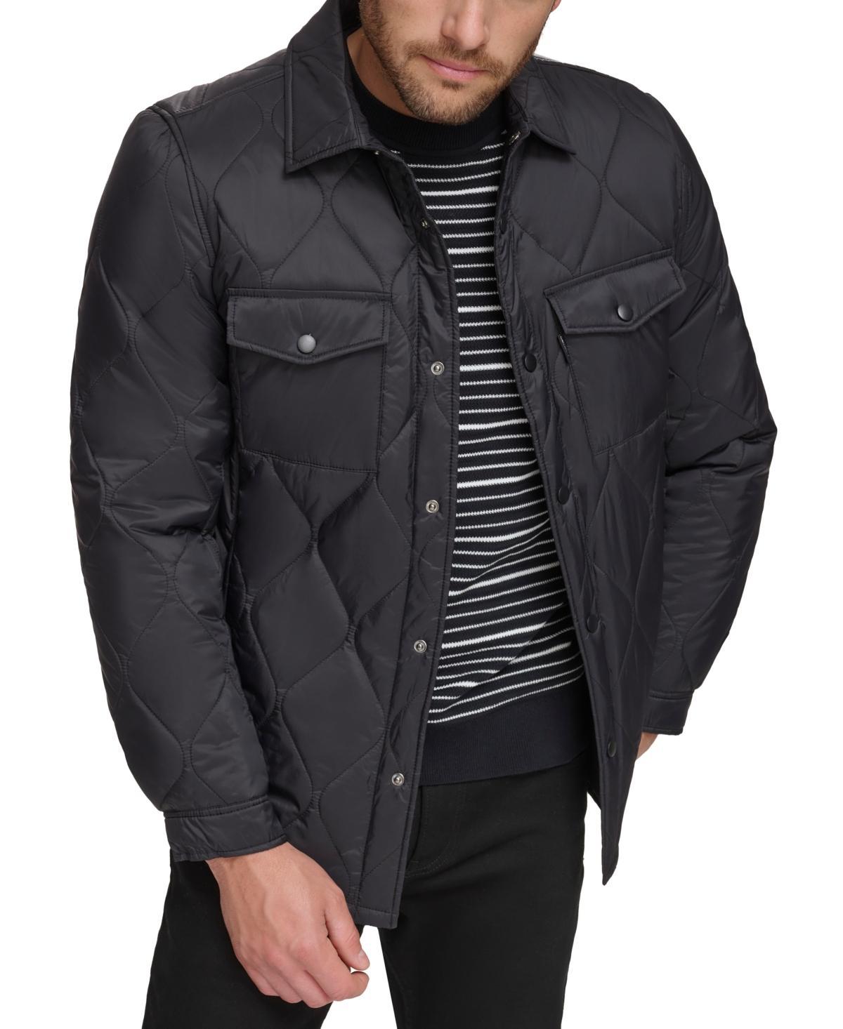 Calvin Klein Mens Onion Quilted Shirt Jacket Product Image