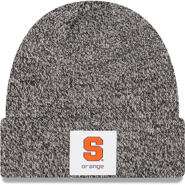 Mens New Era Heathered Black Syracuse Orange Hamilton Cuffed Knit Hat Product Image