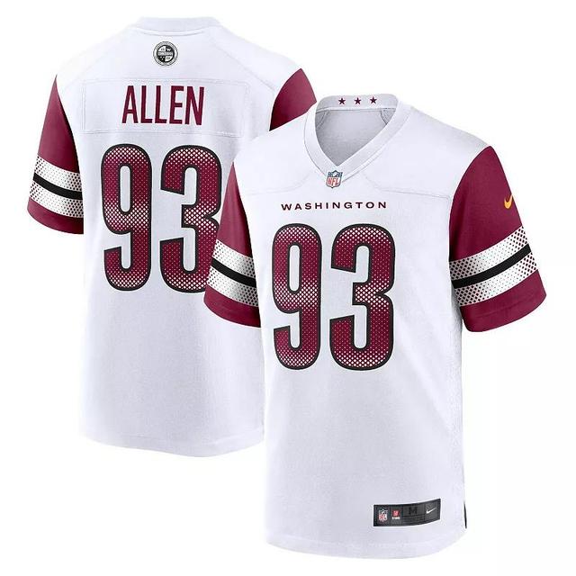 Mens Nike Jonathan Allen White Washington Commanders Game Jersey Product Image