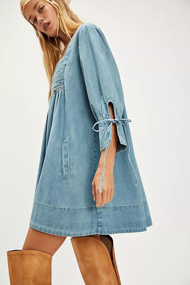 Sonora Denim Mini Dress Product Image