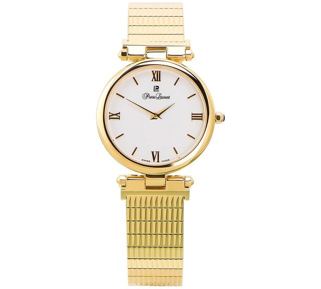 Pierre Laurent Womens Swiss Stainless Steel & Gold-Plated Stainless Steel Strap Watch 24mm Product Image