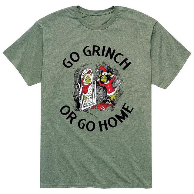 Mens The Grinch Go Grinch Or Go Home Tee Product Image