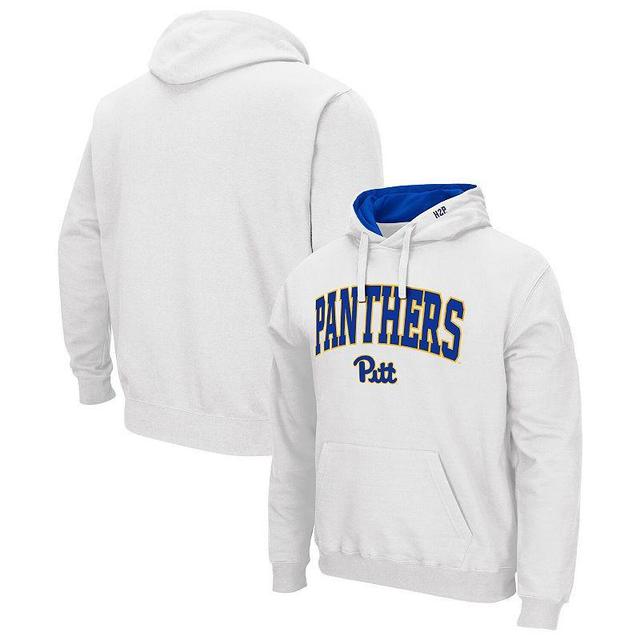 Mens Colosseum Pitt Panthers Arch & Logo 3.0 Pullover Hoodie Product Image