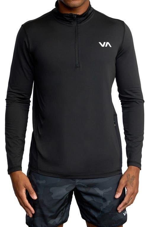 RVCA Recycled Polyester Blend Quarter Zip Pullover Product Image