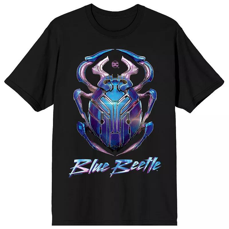 Mens Blue Beetle Superhero Logo Tee Product Image