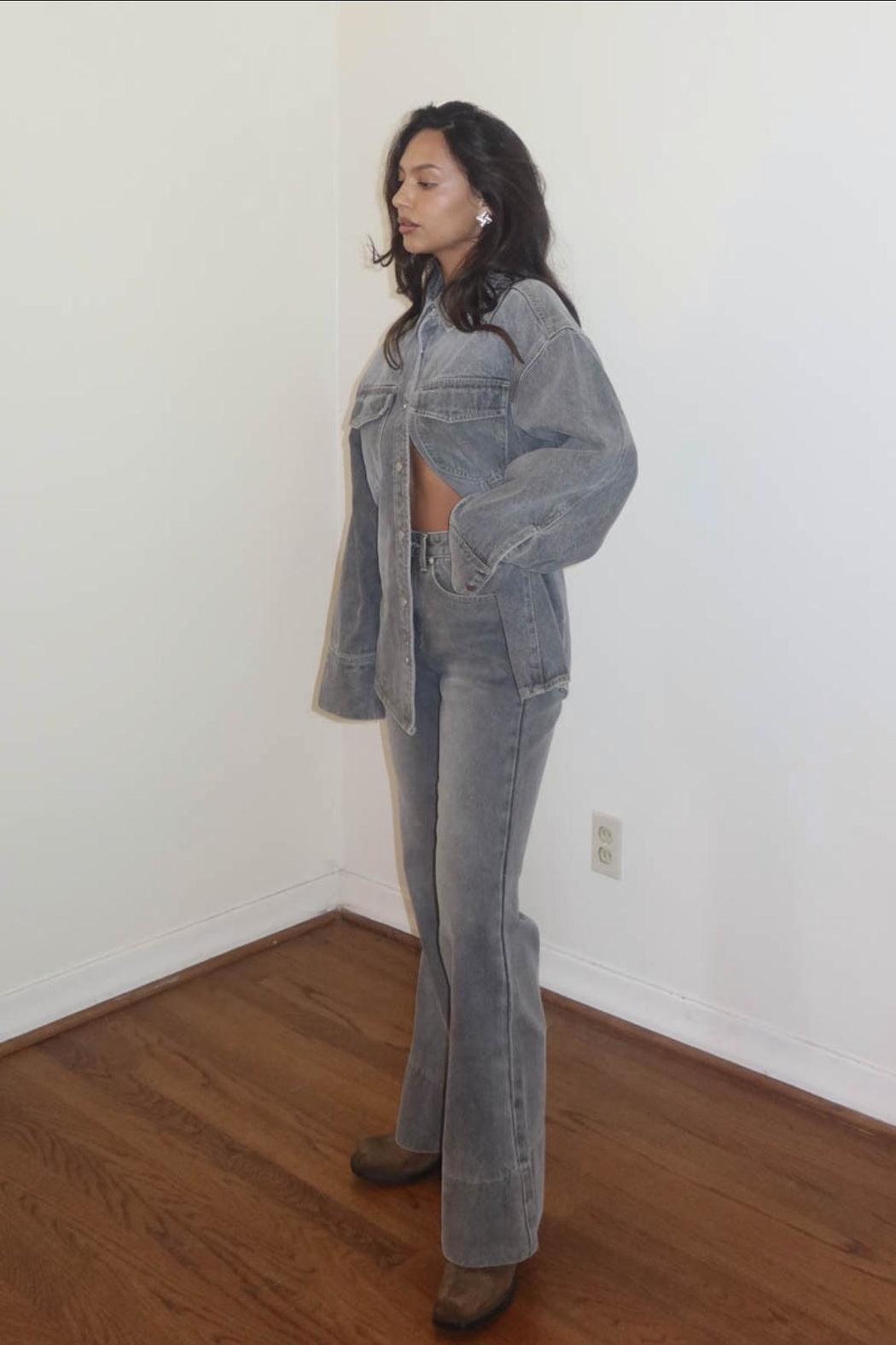 Denim Pants Set Product Image