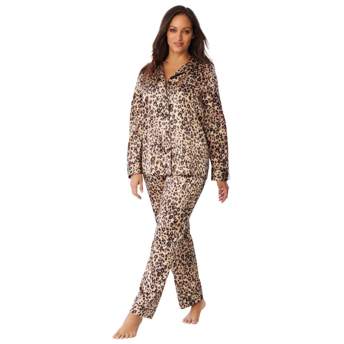 Amoureuse Womens The Luxe Satin Pajama Set Product Image