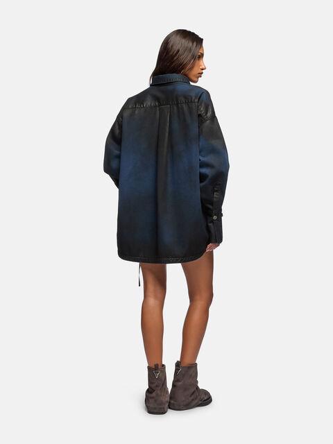 Navy and pirate black short coat Product Image