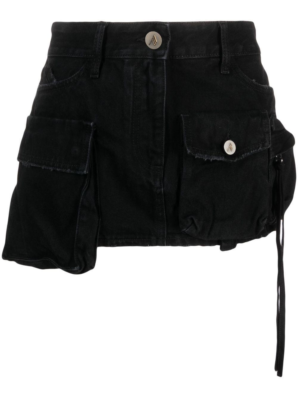 Fay cargo denim miniskirt Product Image