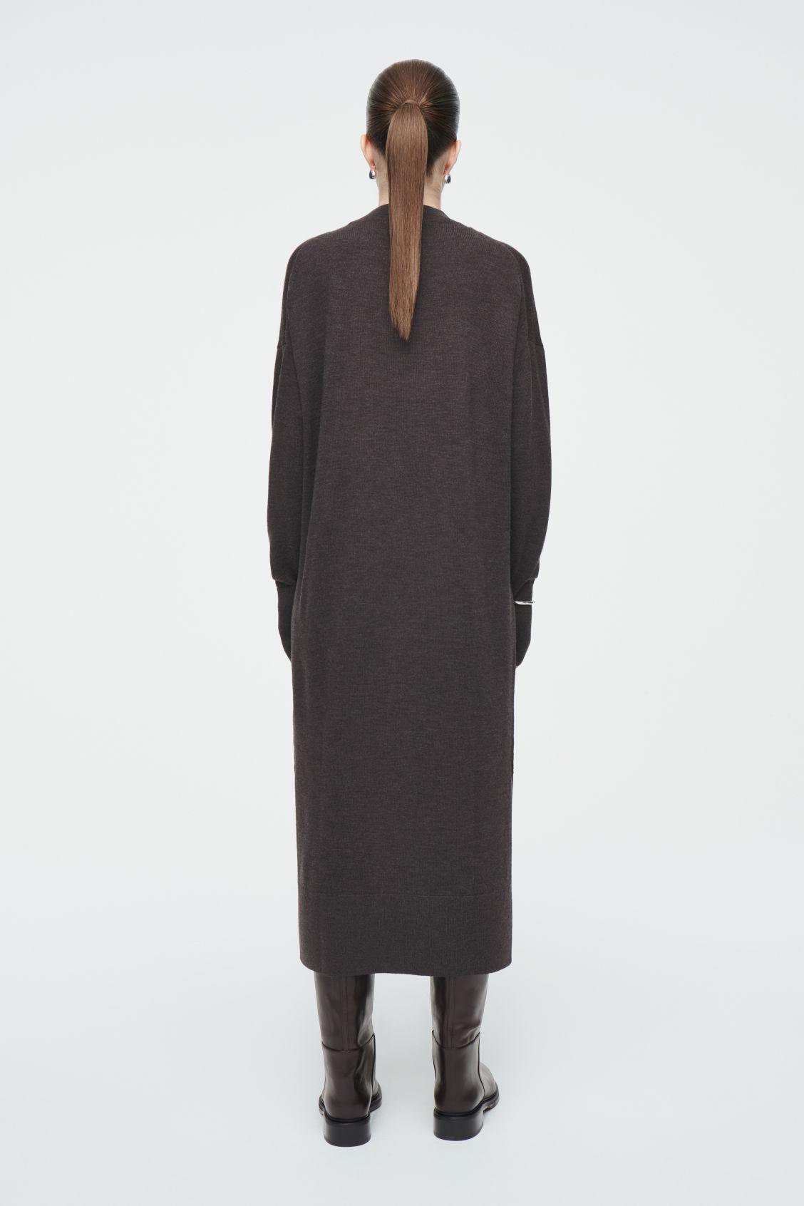 MERINO WOOL MIDI DRESS Product Image