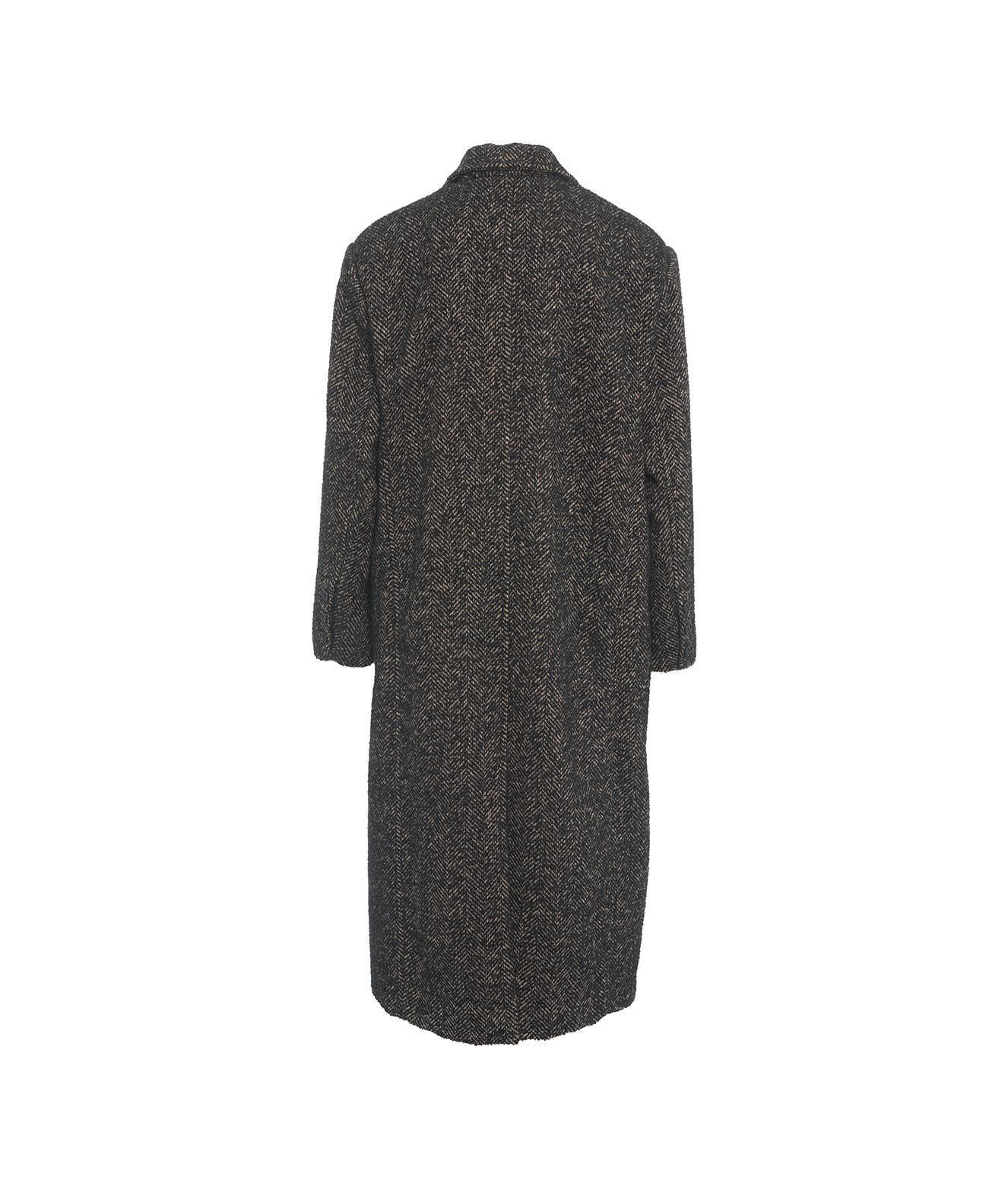 Herringbone boucle coat Product Image