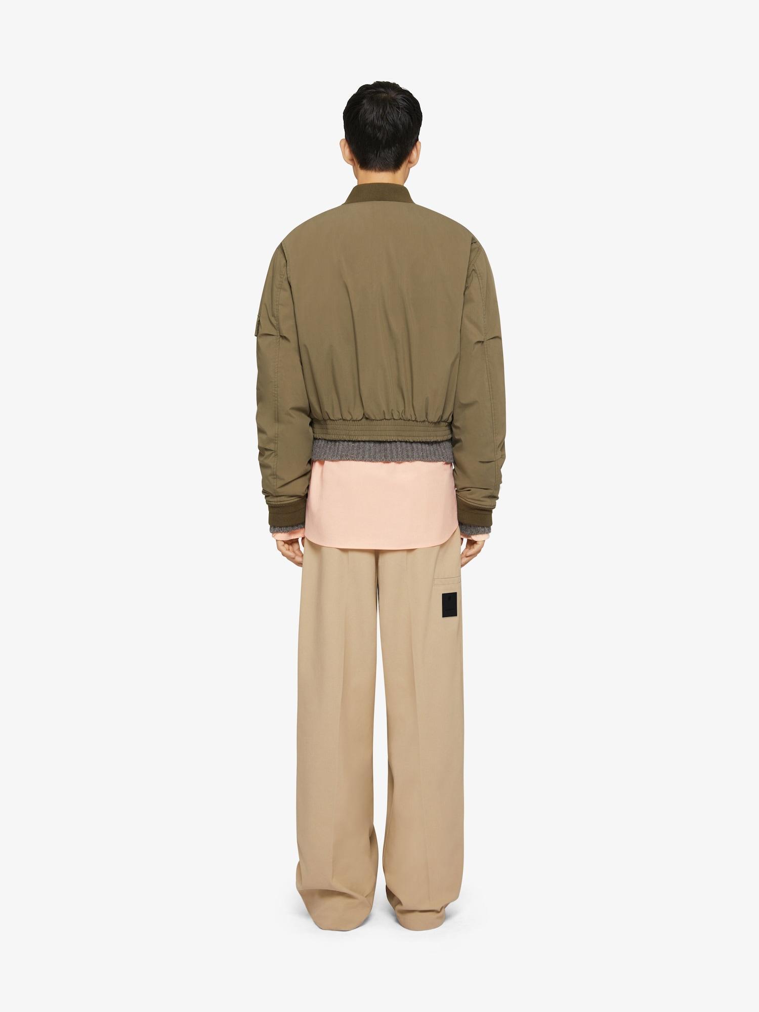 Extra wide chino pants in canvas Product Image